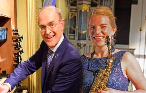 Concert saxofoon en orgel in “De Ontmoeting”.